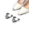 Women High Heel Metal Toe Cap Protector, Wear and Tear Concealer, Anti-Kicking Leather Shoes, Point Protector Accessory