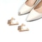 Women High Heel Metal Toe Cap Protector, Wear and Tear Concealer, Anti-Kicking Leather Shoes, Point Protector Accessory