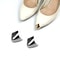 Women High Heel Metal Toe Cap Protector, Wear and Tear Concealer, Anti-Kicking Leather Shoes, Point Protector Accessory