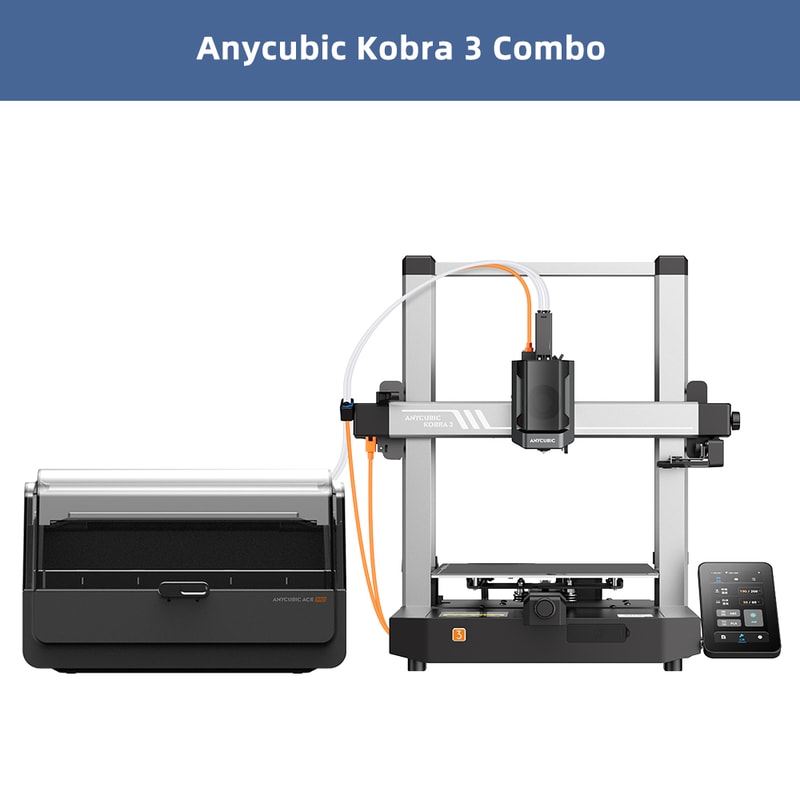 Kobra Combo Version, Multi-Color FDM Printer, Max Printing Speed, Build Size