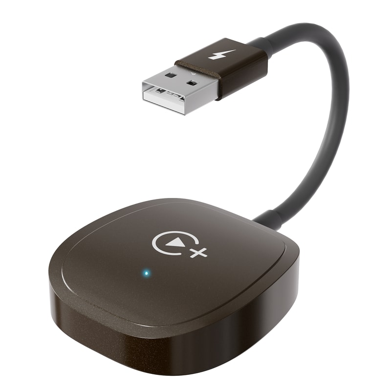 Wireless Video CarPlay Adapter with Netflix, YouTube, TikTok, For OEM Wired CarPlay Cars