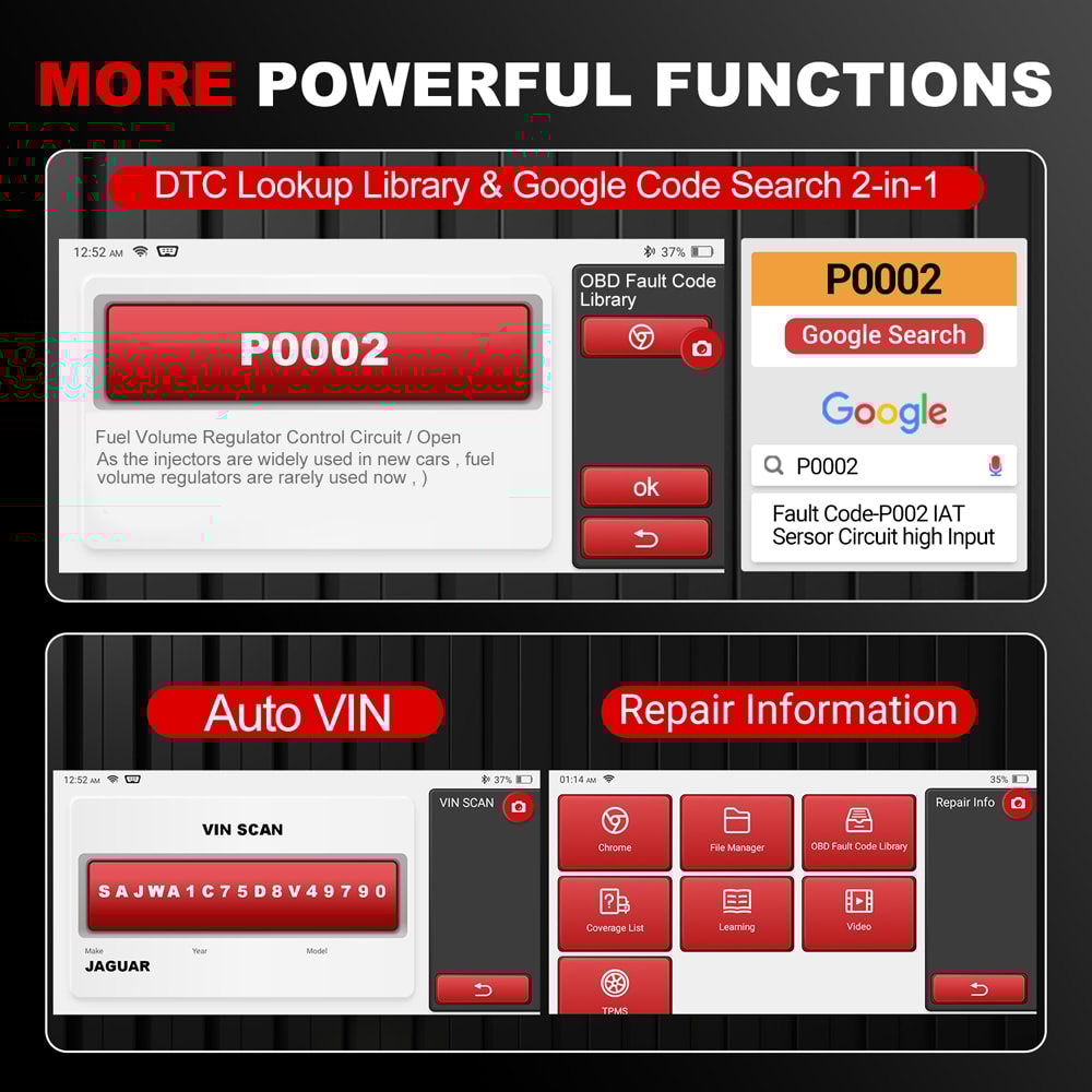 KINGBOLEN CAN FD Auto OBD Scanner Bluetooth Resets All System Car Diagnostic Tools Auto VIN 3