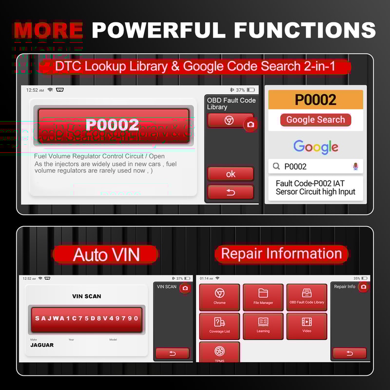 KINGBOLEN CAN FD Auto OBD Scanner Bluetooth Resets All System Car Diagnostic Tools Auto VIN 3