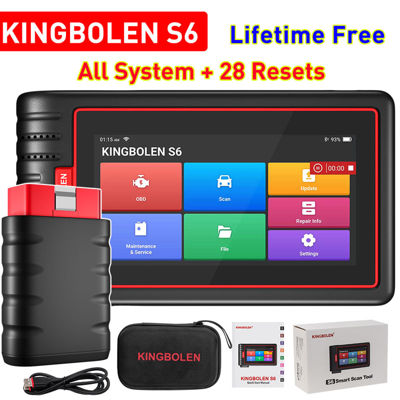KINGBOLEN CAN FD Auto OBD Scanner Bluetooth Resets All System Car Diagnostic Tools Auto VIN 5