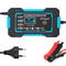 Car Battery Charger Touch Screen Pulse Repair Fast Power Charging Wet Dry Lead Acid Digital LCD Dis 7