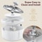 Cat Water Fountain Automatic Pet Water Dispenser Stainless Steel Tray Level Filtering System For Ca 1