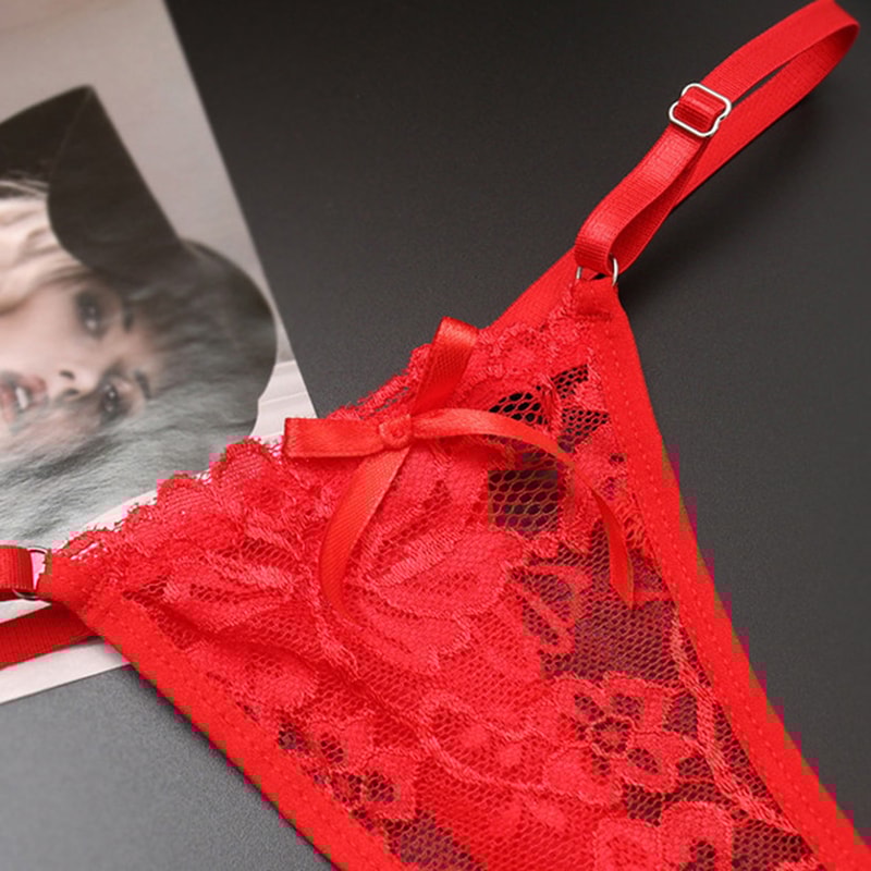 Sexy Solid Womens Underpants Low Waist Thong Lace Briefs Breathable Panties Sexy Seamless G Strings 3