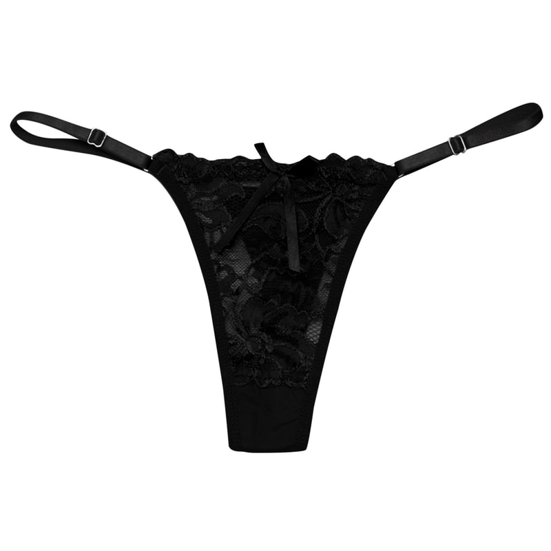 Sexy Solid Womens Underpants Low Waist Thong Lace Briefs Breathable Panties Sexy Seamless G Strings 9