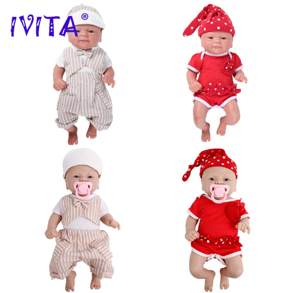 Full Silicone Reborn Doll Wholesale Realistic Baby Toys Lifelike Newborn Baby DIY Painted Dolls Kit 1