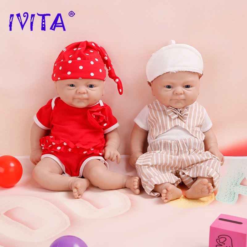 Full Silicone Reborn Doll Wholesale Realistic Baby Toys Lifelike Newborn Baby DIY Painted Dolls Kit 5