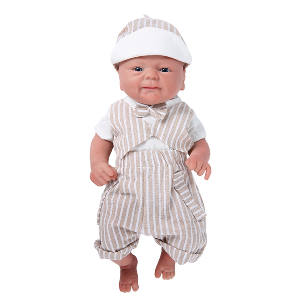 Full Silicone Reborn Doll Wholesale Realistic Baby Toys Lifelike Newborn Baby DIY Painted Dolls Kit 12
