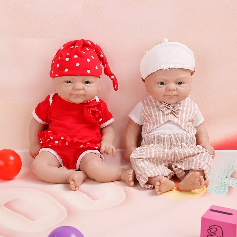 Full Silicone Reborn Doll Wholesale Realistic Baby Toys Lifelike Newborn Baby DIY Painted Dolls Kit 0