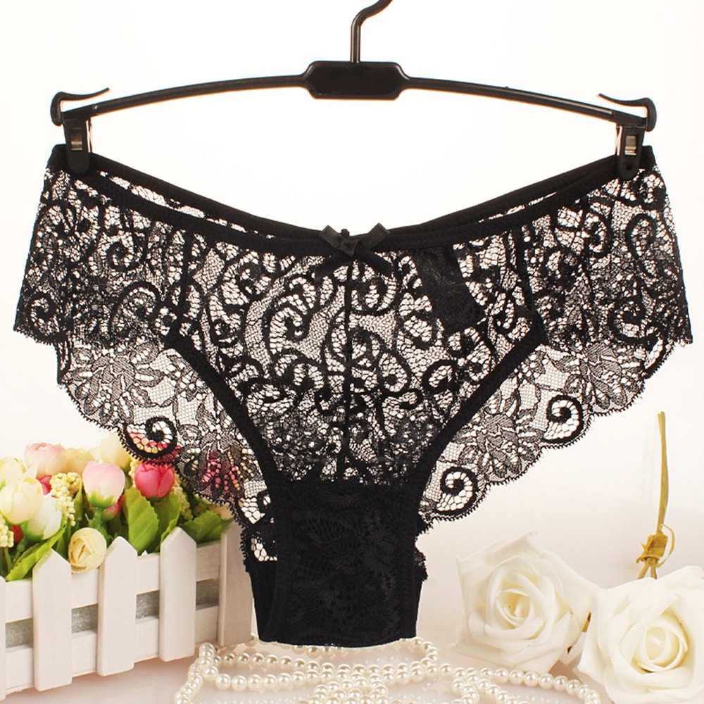 Women Sexy Panties, Lace Cutout Hollow Waist, Butt Lift Padded Lingerie, Ropa De Mujer Lenceria for Ladies