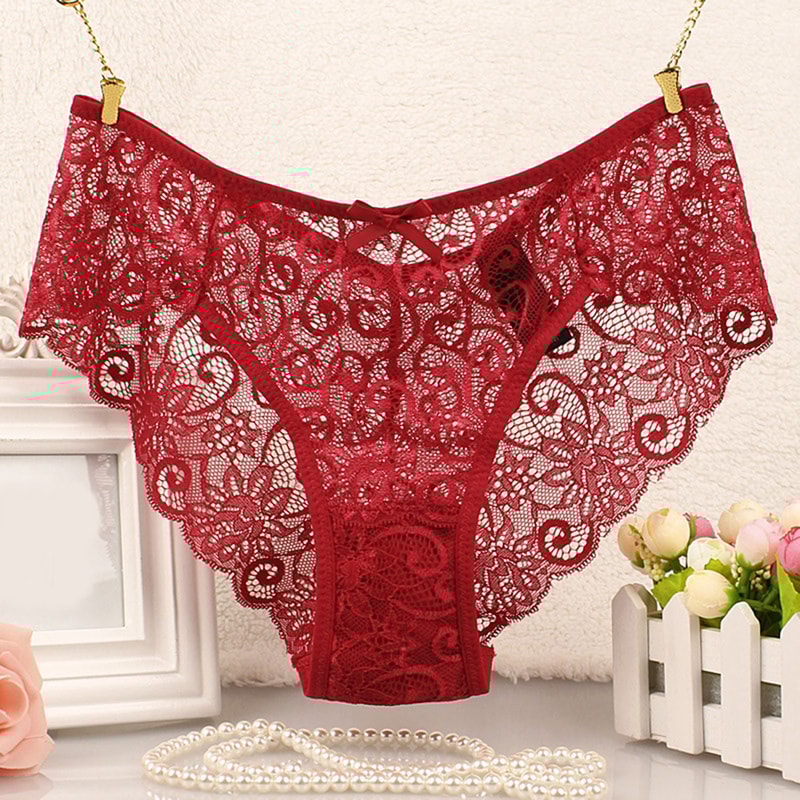 Women Sexy Panties, Lace Cutout Hollow Waist, Butt Lift Padded Lingerie, Ropa De Mujer Lenceria for Ladies