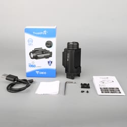 trustfire tactical led flashlights, mini pistol lights lumens, usb rechargeable, quick release handgun light