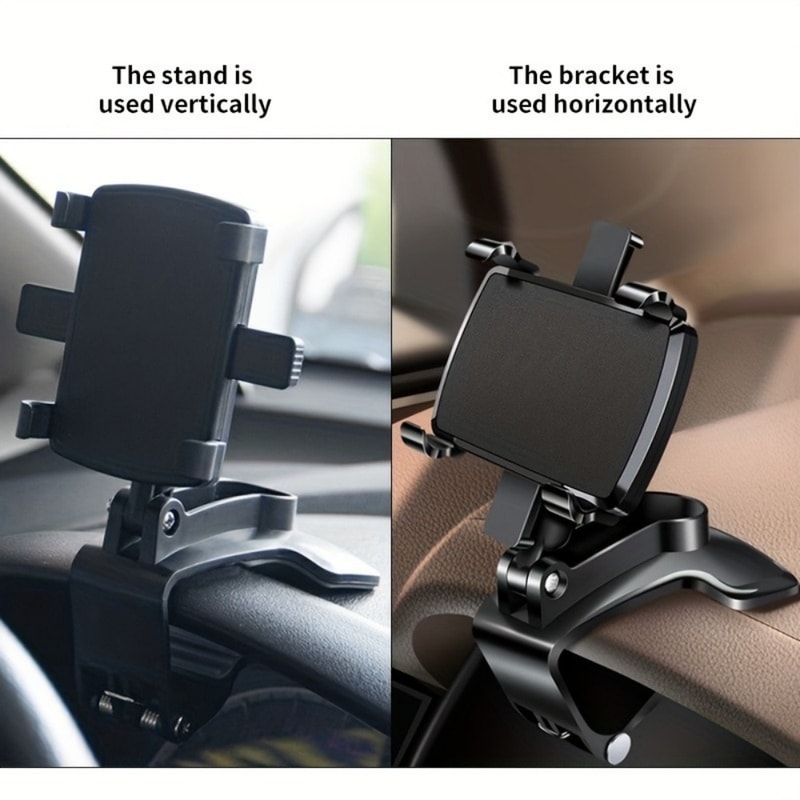 Car Phone Holder Stand Universal Dashboard Car Clip Mount GPS Bracket Mobile Phone Support In Car 3