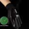 Black Winter Warm Full Fingers Waterproof Cycling Gloves, Touch Screen Fleece Gloves for Running Motorcycle Ski Sports
