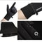 Black Winter Warm Full Fingers Waterproof Cycling Gloves, Touch Screen Fleece Gloves for Running Motorcycle Ski Sports