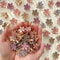 Cute Mini Flower Hairclip Claws For Women And Girls Colorful Opal Hairpins Sweet Small Headdress Ba 2