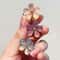 Cute Mini Flower Hairclip Claws For Women And Girls Colorful Opal Hairpins Sweet Small Headdress Ba 8