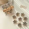 Cute Mini Flower Hairclip Claws For Women And Girls Colorful Opal Hairpins Sweet Small Headdress Ba 7
