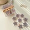 Cute Mini Flower Hairclip Claws For Women And Girls Colorful Opal Hairpins Sweet Small Headdress Ba 3