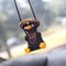 Cute Car Charm Hanging Ornament, Cool Swinging Duck, Car Accessories for Teens, Fun Dashboard Decor