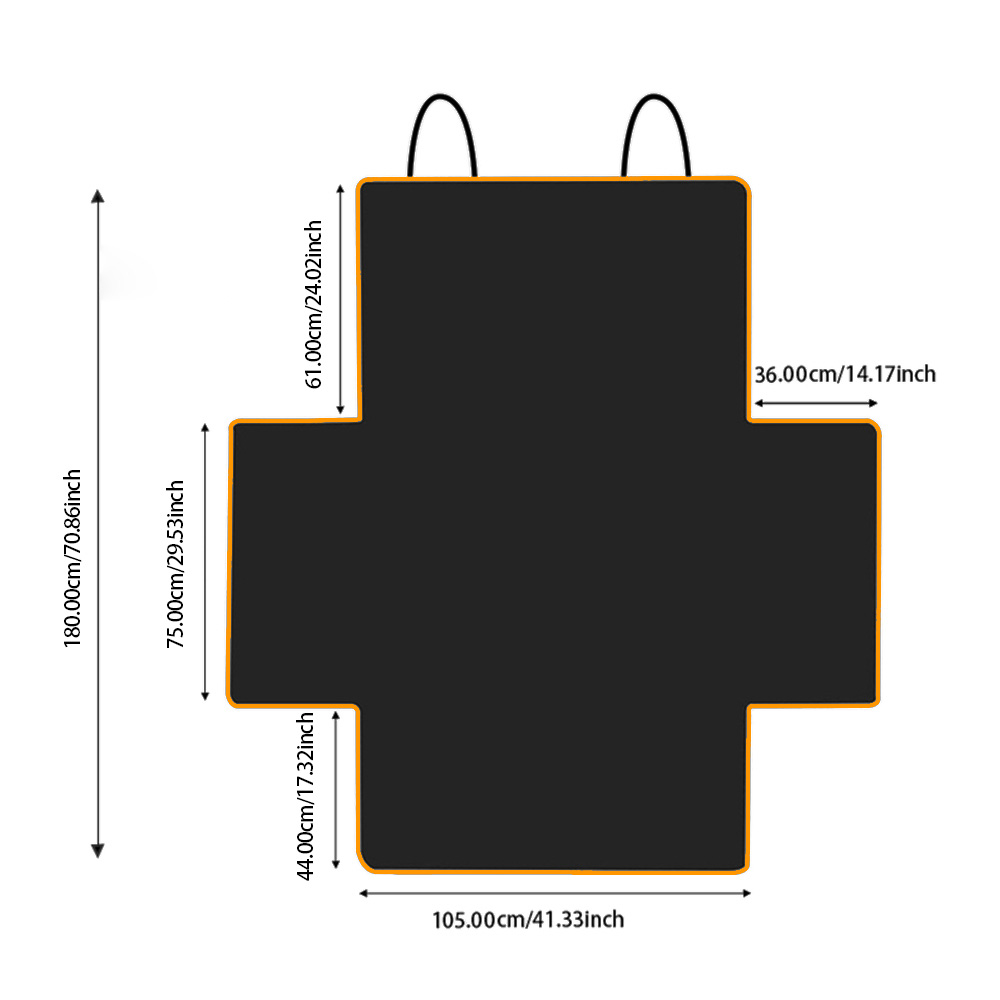 Cloth Dog Car Seat Cover, Pet Travel Dog Carrier, SUV Cargo Liner, Car Trunk Mat For Dogs