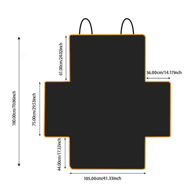 Cloth Dog Car Seat Cover, Pet Travel Dog Carrier, SUV Cargo Liner, Car Trunk Mat For Dogs