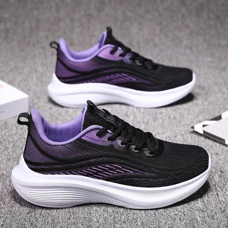 Womens Knit Running Shoes Ultra Lightweight Mesh Sneakers With Cloud Cushioning Gym Walking Shoes 3