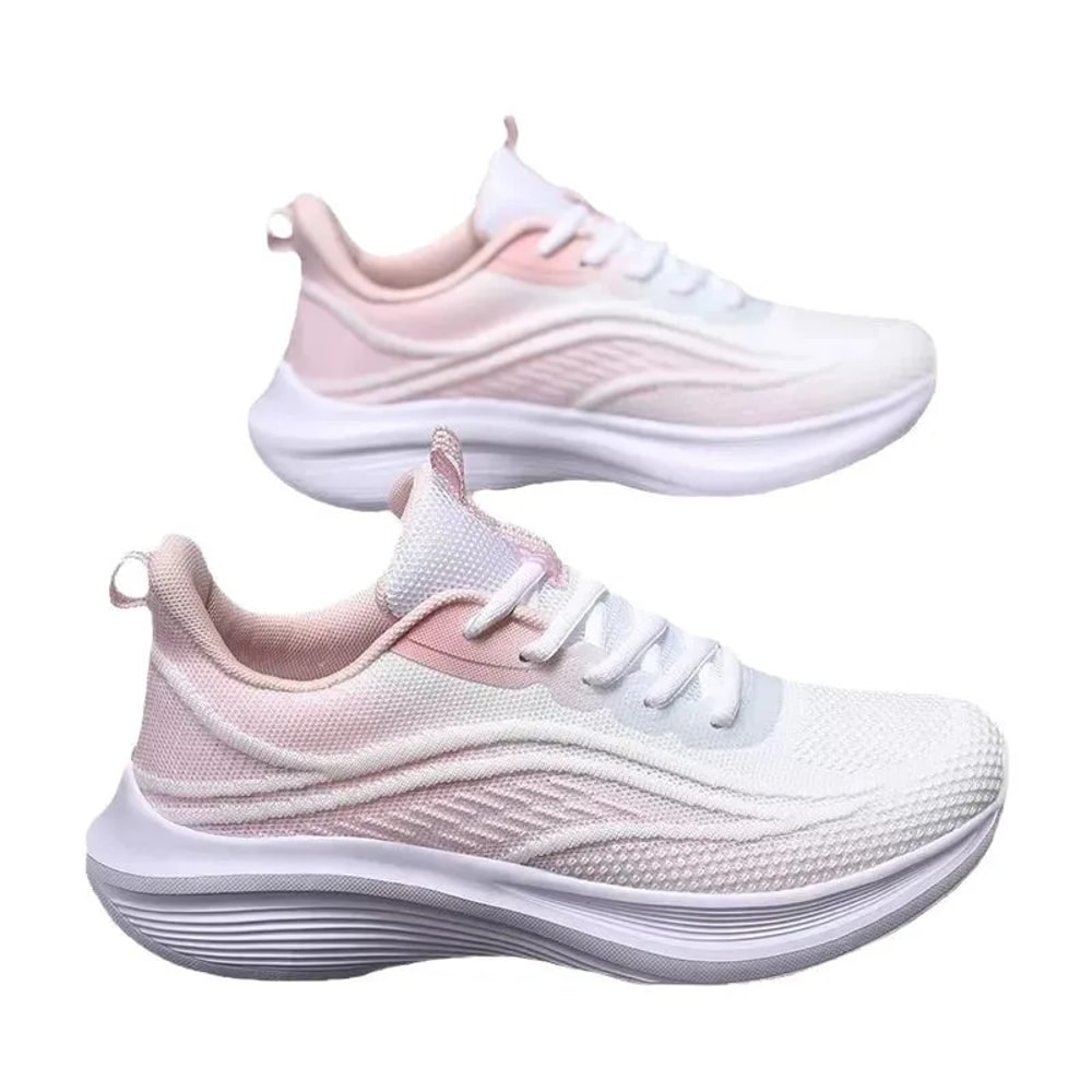 Womens Knit Running Shoes Ultra Lightweight Mesh Sneakers With Cloud Cushioning Gym Walking Shoes 4