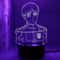 Anime Attack on Titan Gamer Lamp LED Night Light with Remote Control, Bedroom Figures Lamps for Home, Decorative Night