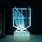 Anime Attack on Titan Gamer Lamp LED Night Light with Remote Control, Bedroom Figures Lamps for Home, Decorative Night