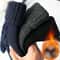New Mens Warm Full Finger Gloves Winter Touchscreen Gloves Plus Fleece Gloves Wool Knitted Cycling