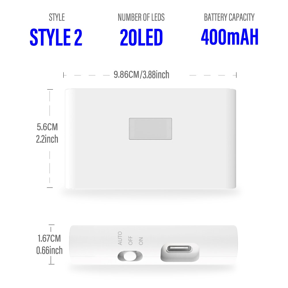 LED Induction Night Light Wireless USB Charging Human Body Induction Wall Light For Bedroom Corrido 7