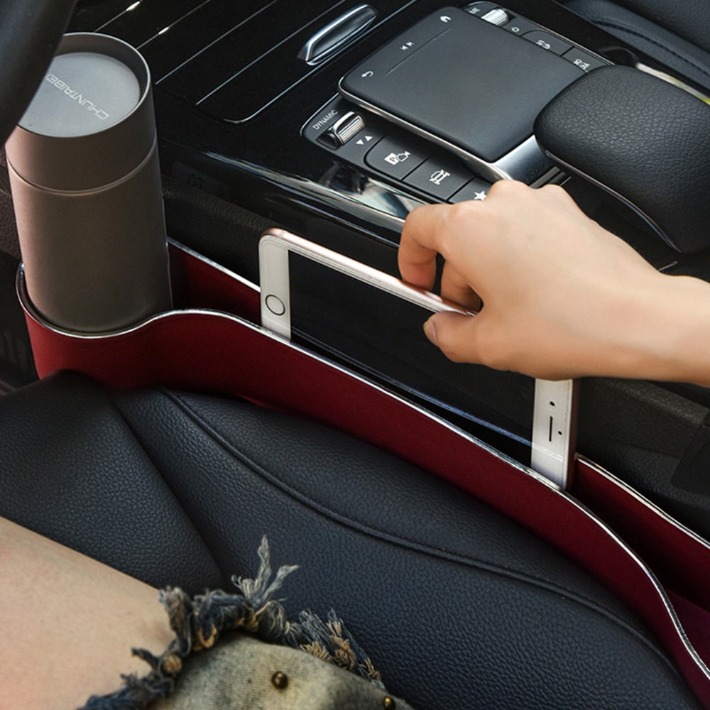 Car Seat Gap Filler Organizer Upgrade Car Side Seat Gap Filler With Cup Holder And Phone Holder Car 3