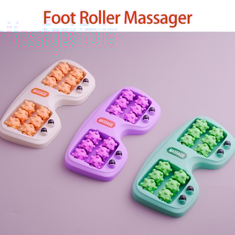 Foot Roller Massager Magnetic Bead Roller MultiPoint Foot Massage Therapy Rubbing Foot Massager For 1