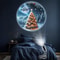 Christmas Tree LED Projection Lamp Create Room Bedroom Atmosphere Romantic Christmas Decoration Ni 0