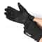 Faux Suede Gloves Winter Men, Soft Anti-Slip Gloves for Cycling, Hiking, Driving, Windproof Flip-Top, Ribbed Cuff Gloves