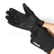 Faux Suede Gloves Winter Men, Soft Anti-Slip Gloves for Cycling, Hiking, Driving, Windproof Flip-Top, Ribbed Cuff Gloves