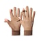 Faux Suede Gloves Winter Men, Soft Anti-Slip Gloves for Cycling, Hiking, Driving, Windproof Flip-Top, Ribbed Cuff Gloves