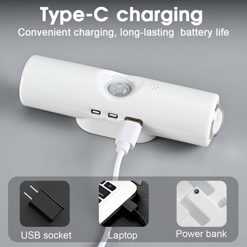 Wall Lamp PunchFree Bedside Bedroom Night Light LED Spotlight With Induction Magnetic Charging Smal 2