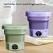 Portable Mini Washing Machine, Foldable Design for Small Clothes, Socks, Underwear, Perfect for Travel, Dorm, Business