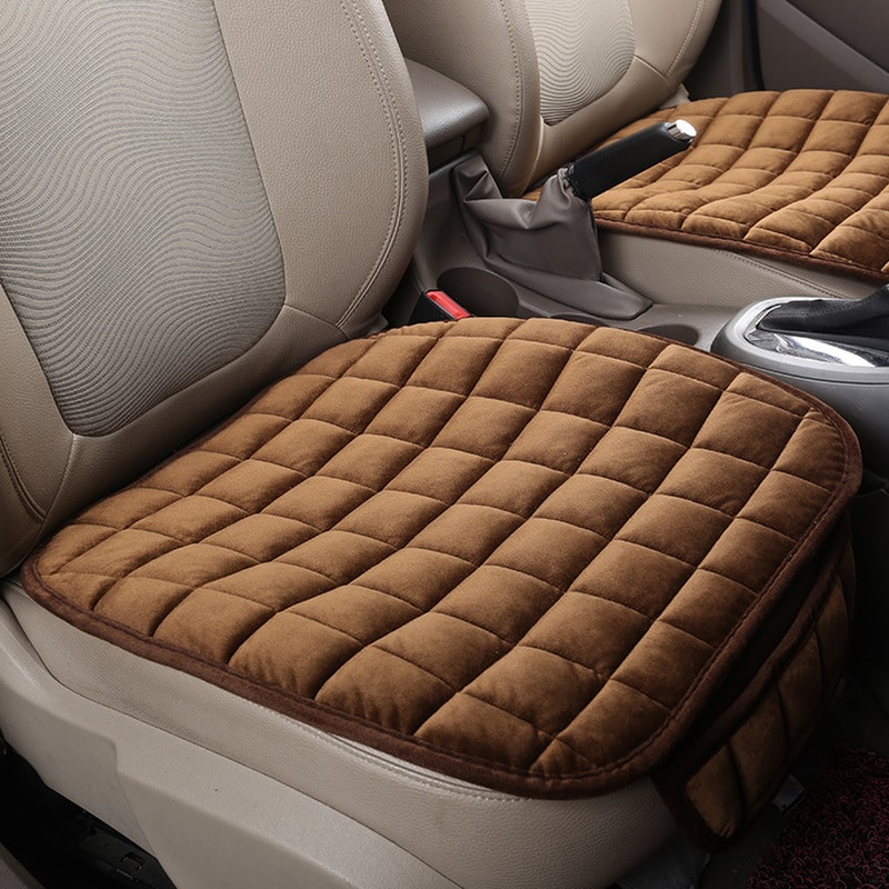 Universal Winter Warm Car Seat Cover Cushion Antislip Front Chair Seat Protector Breathable Car Sea 0