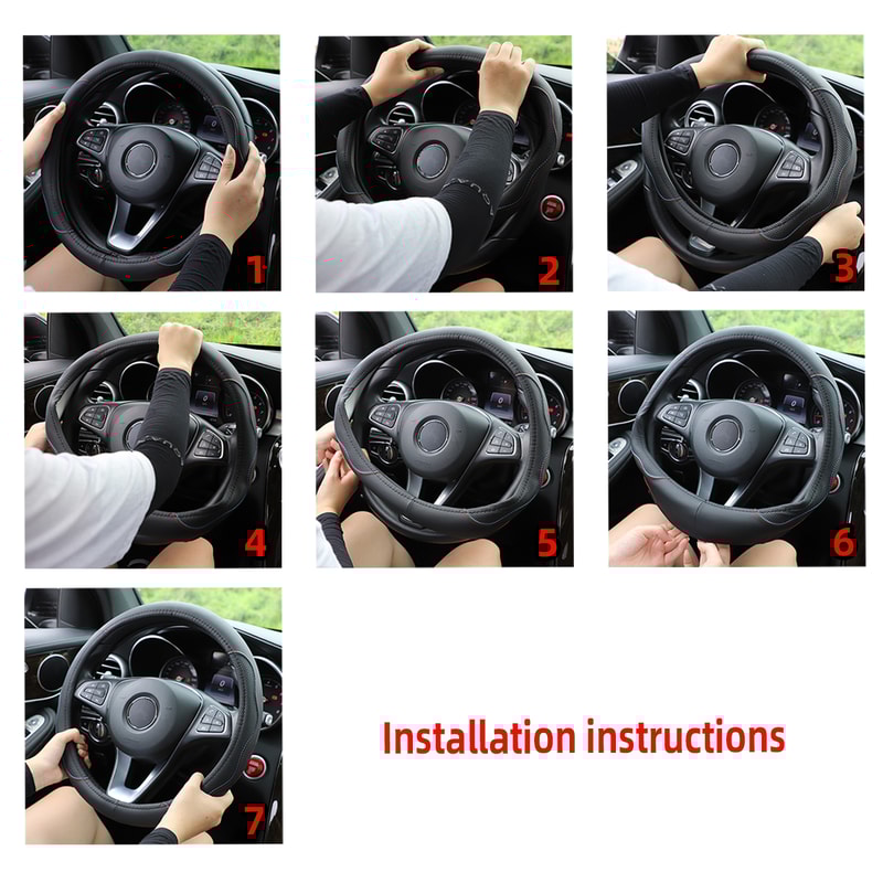 Artificial Lamb Skin Steering Wheel Cover 3D Styling Fits Sports Cars For Ultimate Comfort And Grip 4