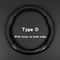 Car Steering Wheel Cover Breathable Carbon Fiber Sports Model Universal All Season AntiSlip WearRes 5