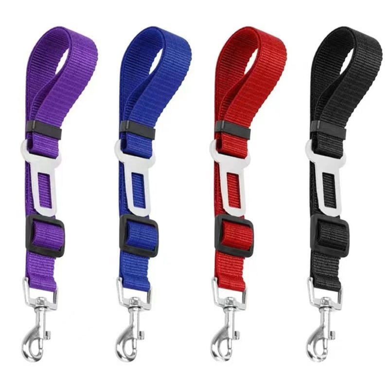 Adjustable Pet Cat Dog Car Seat Belt, Universal Safety Buckle, Adjustable Safety Rope, Dog Car Seat Belts Accessories