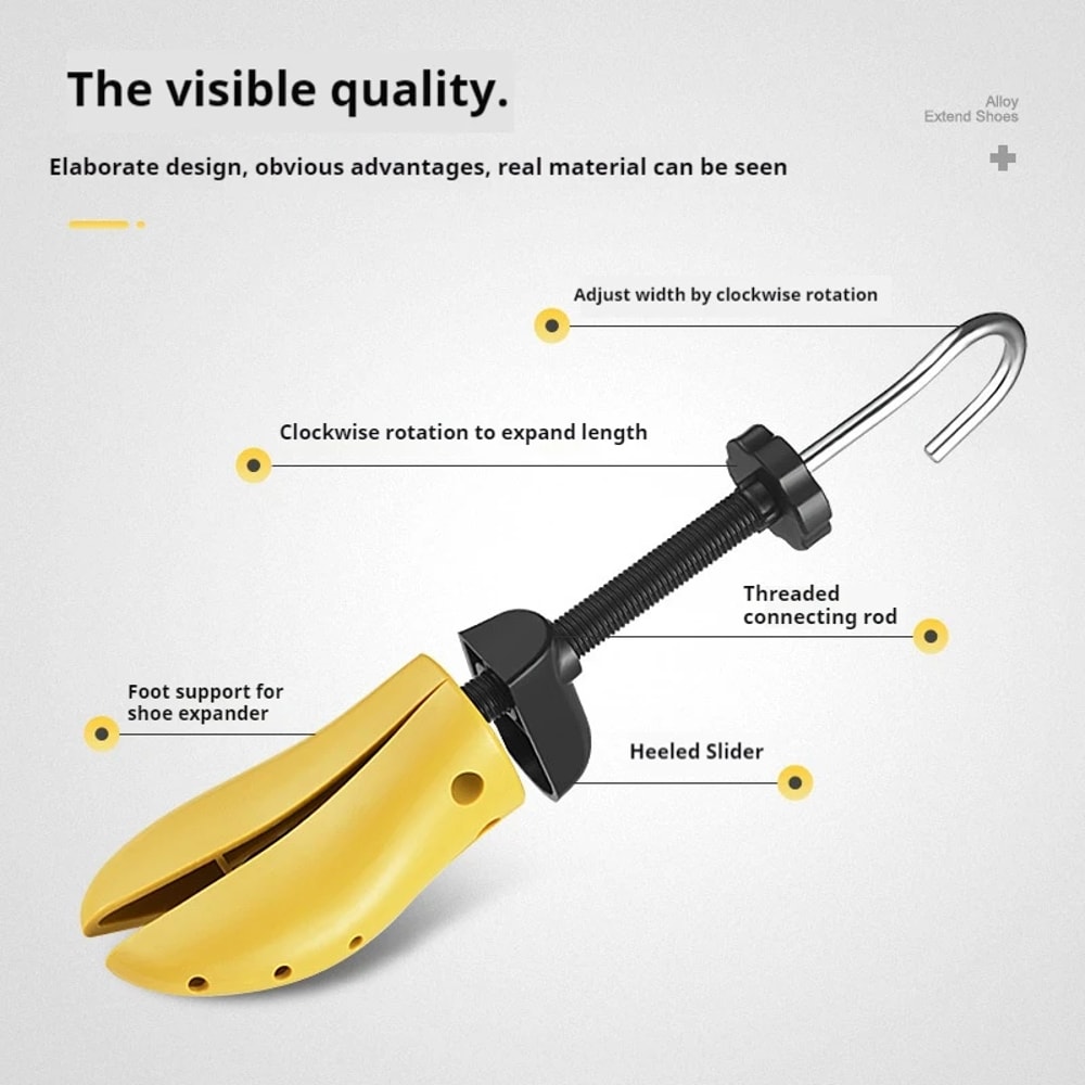 Professional Shoe Trees for Men and Women, Adjustable Length and Width, Boots and Sneakers Shoe Stretchers, Heels Shoe