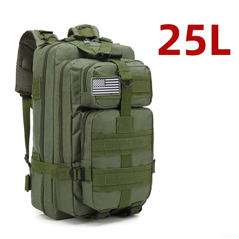 Sturdy Nylon Waterproof Tactical Sports Backpack Hiking Trekking Camping Fishing Hunting Rucksack F 6
