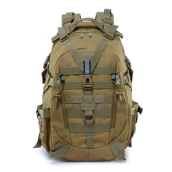 camping backpack for men, tactical molle climbing rucksack, hiking travel bag with laptop sleeve, outdoor fishing should